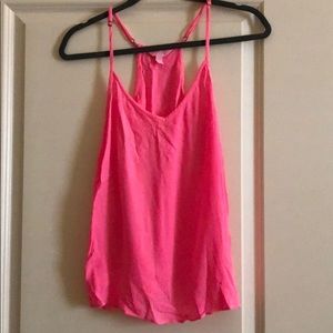 Lilly Pulitzer neon pink tank top